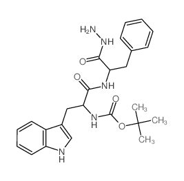 tert-butyl N-[1-[[1-(hydrazinecarbonyl)-2-phenyl-ethyl]carbamoyl]-2-(1H-indol-3-yl)ethyl]carbamate picture