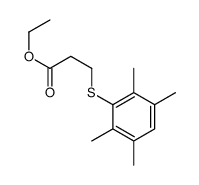 ethyl 3-(2,3,5,6-tetramethylphenyl)sulfanylpropanoate Structure