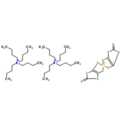 双(四丁基铵)合双(1,3-二硫杂环戊烯-2-硫酮-4,5-二硫醇)铂(II)图片