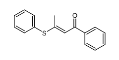 (E)-1-phenyl-3-(phenylthio)but-2-en-1-one Structure