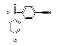 4-(4-chlorophenyl)sulfonylbenzonitrile结构式