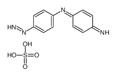 4-[(4-aminophenyl)amino]benzenediazonium hydrogen sulphate结构式