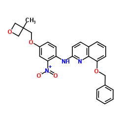 8-(benzyloxy)-N-(4-((3-methyloxetan-3-yl)methoxy)-2-nitrophenyl)quinolin-2-amine picture