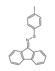 N-(9H-fluoren-9-ylidene)-S-(p-tolyl)thiohydroxylamine结构式