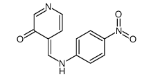 4-[(4-nitroanilino)methylidene]pyridin-3-one结构式