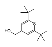 (2,6-ditert-butyl-4H-thiopyran-4-yl)methanol结构式