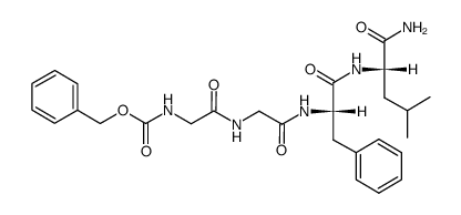 Z-Gly-Gly-L-Phe-L-Leu-NH2 Structure