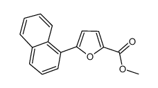 methyl 5-(naphthalen-1-yl)furan-2-carboxylate Structure