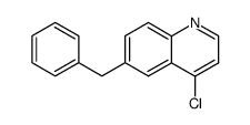 6-benzyl-4-chloro-quinoline结构式