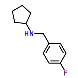 N-(4-Fluorobenzyl)cyclopentanamine structure