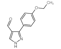 3-(4-Ethoxyphenyl)-1H-pyrazole-4-carbaldehyde Structure