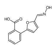 2-[5-(hydroxyiminomethyl)furan-2-yl]benzoic acid Structure