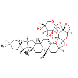 麦冬皂苷A结构式