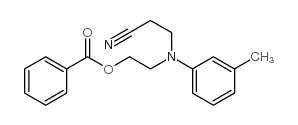 3-methyl-N-cyanoethyl-N-benzoyloxyethylaniline structure