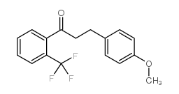 3-(4-METHOXYPHENYL)-2'-TRIFLUOROMETHYLPROPIOPHENONE图片