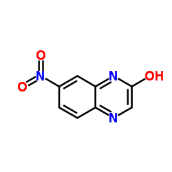 2-quinoxalinol, 7-nitro- Structure