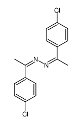 (1Z,2Z)-1,2-bis(1-(4-chlorophenyl)ethylidene)hydrazine结构式