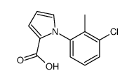 1-(3-Chloro-2-methylphenyl)-1H-pyrrole-2-carboxylic acid Structure