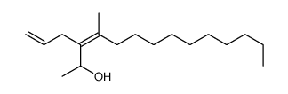 4-methyl-3-prop-2-enyltetradec-3-en-2-ol Structure