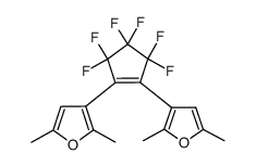 1,2-bis(3-(2,5-dimethylfuryl))perfluorocyclopentene Structure