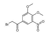 2-bromo-1-(3,4-dimethoxy-5-nitrophenyl)ethanone结构式