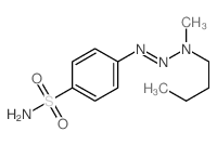 Benzenesulfonamide,4-(3-butyl-3-methyl-1-triazen-1-yl)-结构式