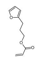 3-(2-furyl)propyl acrylate structure