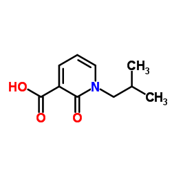 1-Isobutyl-2-oxo-1,2-dihydro-3-pyridinecarboxylic acid结构式