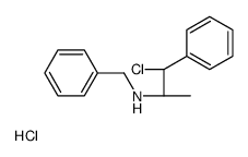 [S-(R*,R*)-N-benzyl-β-chloro-α-methylphenethylamine hydrochloride structure