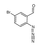 2-azido-5-bromobenzaldehyde Structure