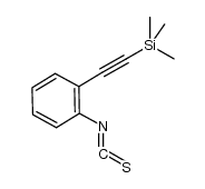 2-(2-(trimethylsilyl)ethynyl)phenyl isothiocyanate结构式