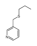 3-(propylsulfanylmethyl)pyridine Structure