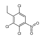 1,3,4-trichloro-2-ethyl-5-nitrobenzene Structure