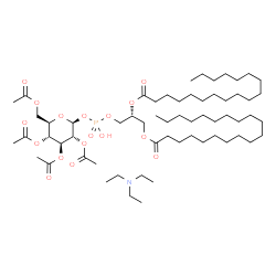 2,3,4,6-四-O-乙酰基-PtdGlc结构式