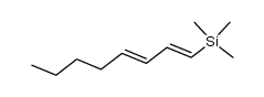 (E,E)-trimethyl-1,3-octadienylsilane结构式