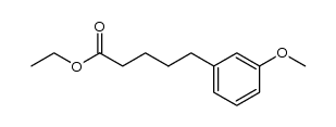 ethyl 5-(3-methoxyphenyl)pentanoate Structure