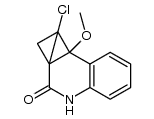 1-chloro-7b-methoxy-1a,7b-dihydro-1,1a-methano-1H-cyclopropa[c]quinolin-2-(3H)-one Structure