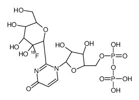 UDP-2-fluoro-2-deoxygalactose结构式