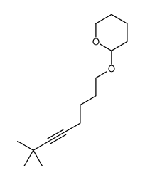 2-(7,7-dimethyloct-5-ynoxy)oxane Structure