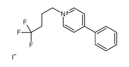 4-phenyl-1-(4,4,4-trifluorobutyl)pyridin-1-ium,iodide Structure