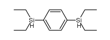 1,4-Bis-diaethyl-silyl-benzol Structure