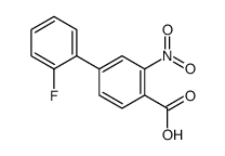 4-(2-fluorophenyl)-2-nitrobenzoic acid Structure