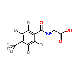 N-{[4-(2H3)Methyl(2H4)phenyl]carbonyl}glycine picture