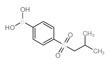 (4-(ISOBUTYLSULFONYL)PHENYL)BORONIC ACID structure