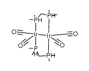 Ir2(CO)4(bis(dimethylphosphino)methane)2 Structure