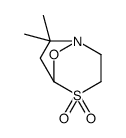 7,7-dimethyl-8-oxa-4λ6-thia-1-azabicyclo[3.2.1]octane 4,4-dioxide Structure