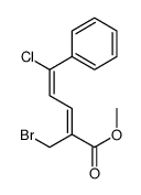 methyl (2Z,4Z)-2-(bromomethyl)-5-chloro-5-phenylpenta-2,4-dienoate Structure