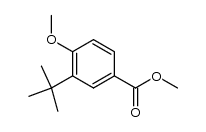 methyl 3-tert-butyl-4-methoxybenzoate Structure