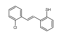 2-chloro-2'-mercaptostilbene结构式