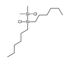 chloro-[chloro(dihexyl)silyl]-dimethylsilane结构式